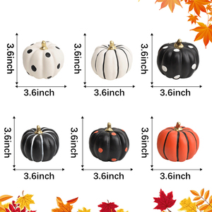 Calabaza de espuma de simulación para Halloween, calabaza colorida, fruta o verdura artificial, Navidad, graduación, Pascua, alta calidad - Product Image 3