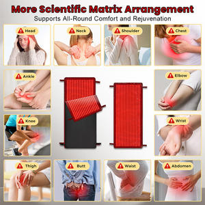 Tapis de luminothérapie EYCO <span class=keywords><strong>pour</strong></span> usage domestique, infrarouge lointain 660 nm, 850 nm, LED rouge, lumière infrarouge proche, thérapie par la lumière rouge, enveloppement complet <span class=keywords><strong>du</strong></span> corps, tapis de luminothérapie rouge, <span class=keywords><strong>yoga</strong></span> - Product Image 6