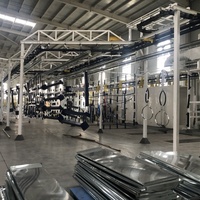 Hinah automatisation PLC alimentation et ligne de revêtement automatique en poudre gratuite