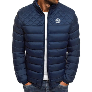 Hot Selling Manufacturer Wholesale <b>Men's</b> Winter Sporty Breathable Windproof Polyester Bomber <b>Jacket</b> Outdoor Embroidery Front - Product Image 1