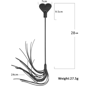 Fouet en cuir PU pour jeux érotiques, accessoire de stimulation pour couples, jouet sexuel BDSM pour adultes - Product Image 3