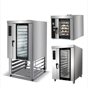 Achetez un four à convection professionnel à gaz de grande capacité pour la restauration, la boulangerie, les hôtels, avec 5 à 10 plateaux - Product Image 1