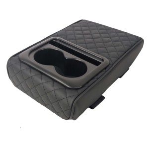 Multifunctional PVC Car Armrest Pad Easy Installation Universal Vehicle Armrest <b>Cushion</b> Popular Style - Product Image 1