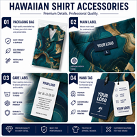 Camisa Hawaiana Premium para Hombre, Personalizada con Estampado Completo, Manga Corta, con Botones, Informal, para Verano, Playa, Vacaciones, OEM, ODM, Logotipo Personalizado, Venta al Por Mayor