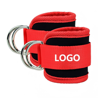 Sangle de cheville pour machine à câble, entraînement des hanches et des jambes, support de pied pour fitness, accessoire d'entraînement, logo personnalisé