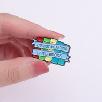 Accessoires de mode créatifs et simples Broche Personnalité Livre Forme Métal Badge Cartoon Livre Série Sac Épinglettes en émail