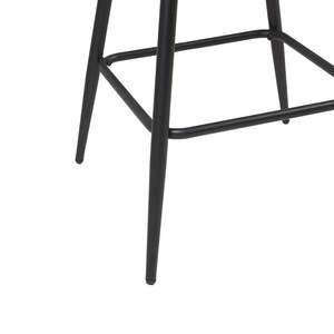 Tabouret de comptoir pivotant DB en simili cuir pour salle à manger Meuble de salle à manger élégant - Product Image 2