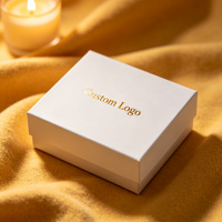 Boîte à couvercle et base rigides pour emballage cadeau commercial, finition de surface personnalisée, boîte en papier