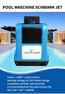 Machine d'entraînement automatique à <span class=keywords><strong>contre</strong></span>-<span class=keywords><strong>courant</strong></span> pour <span class=keywords><strong>piscine</strong></span> en plastique, avec jets pour entraînement sans fin - Product Image 4