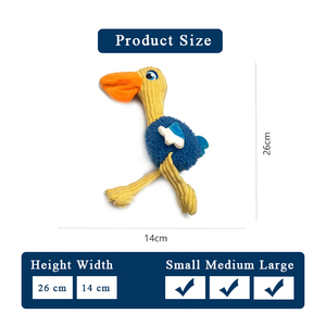 Juguete Masticable Interactivo para Mascotas, Divertido, Personalizado, Ecológico, Suave, Nuevo, <span class=keywords><strong>de</strong></span> Peluche, con Sonido, para Perros - Product Image 4