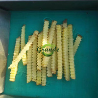 Bevroren Semi-Gebakken Aardappel Productielijn Kleine Productielijn Frietjes Aardappel Chips Lijn Spiraal Aardappel Snijder