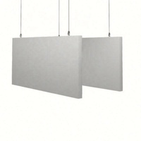 Panneaux de plafond en fibre de verre élégants, acoustiques, NRC 0.9, à bordure tegulaire, panneaux Celotex en fibre de verre, décoratifs, absorbants du son