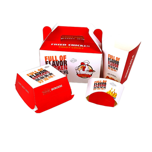 Cajas de Papel Kraft Reciclables Personalizadas para Hamburguesas, Venta Caliente 2025, Fabricante OEM, con Diseño Personalizado - Product Image 4