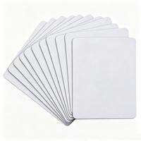 Tapis de souris rectangulaire blanc vierge en caoutchouc pour jeux vidéo, personnalisable par sublimation, résistant à l'eau, pour anime