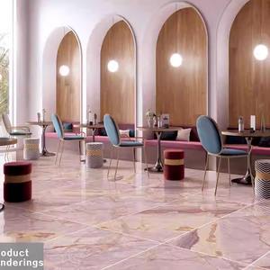 Azulejos de mármol de cuerpo completo de lujo moderno 750x1500 antideslizante resistente al desgaste para piso y pared en sala de estar y villas 600*1200 - Product Image 2