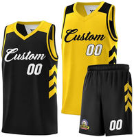 Seragam Basket Dewasa Sublimasi Kustom Jersey & Celana Pendek Tim yang Dipersonalisasi