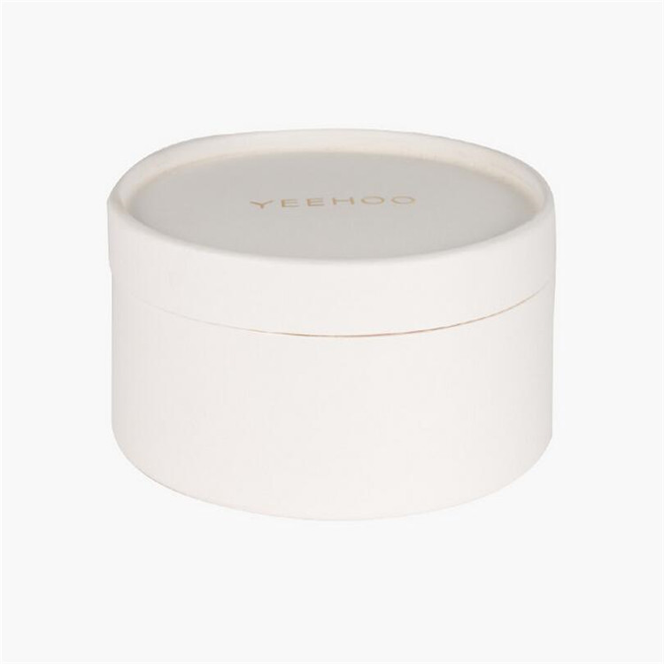 Биоразлагаемый круглый цилиндр для упаковки крема, косметическая трубка из крафт-бумаги с крышкой