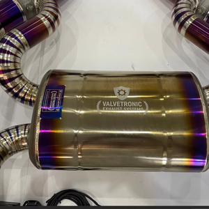 3,5 ''Besser als Valve tronic Designs <span class=keywords><strong>G8X</strong></span> M3/M4 Lila Titan Catback Auspuff anlage mit Einzel mittelrohr - Product Image 2