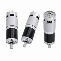 Moteur à engrenages RS775 42 mm 36 V, boîte de vitesses planétaire, 1500 tr/min, couple élevé, moteur CC à balais pour robot de maison intelligente