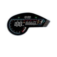 Compteur de vitesse numérique LCD pour moto (nouveau modèle) pour Italika DM150/NXR150/MRX125/Vento Crossmax200 Bros-12V