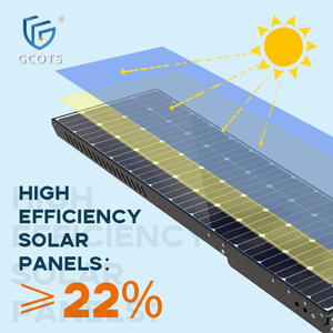 Farola Solar de 20W 30W 40W 60W, IP65 Impermeable, Alto Brillo para Carreteras - Product Image 4
