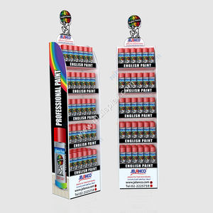 Buy Freestanding metal display stand for aerosol cans with Custom ...