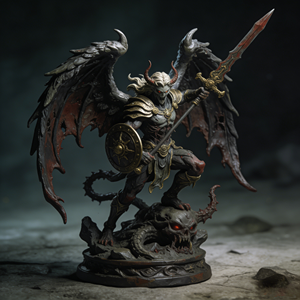 Statuetta in Bronzo di Satiro Greco Demone Diavolo con Corna - Product Image 2