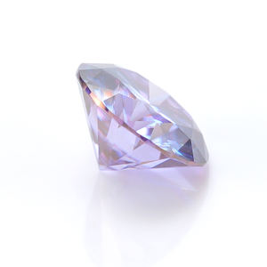 卸売エクセレントカット1 Ctパープルモアッサナイトダイヤモンドラウンドカットルーズジェムストーン - Product Image 3