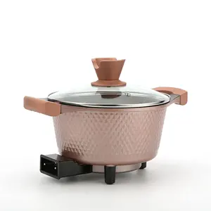 Multi Functional Aluminum Kitchen Electric Hot Cooking Pot Frying Pan Student Pot