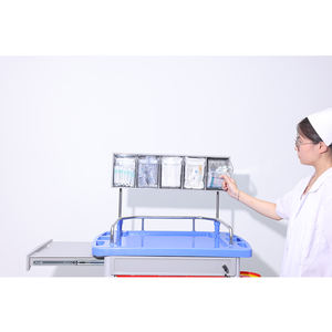 EM-ET103 Medische Spoedeisende Ziekenhuisbehandelingswagen Met Laden En Prullenbak Medicijnkar - Product Image 5