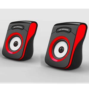 ลำโพงไฮไฟ USB 2.0 ลำโพงสเตอริโอขนาดเล็กสำหรับคอมพิวเตอร์ตั้งโต๊ะ แล็ปท็อป และใช้ในบ้าน - Product Image 1