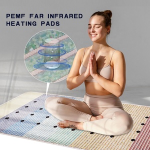 Радужный 7 Драгоценный Камень Чакра дальняя инфракрасная нагревательная Подушка Матрас красный свет терапия светодиодный фотон PEMF магнитотерапия Аметист коврик - Product Image 4