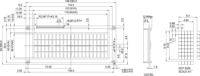 Fabricant de panneaux d'écran Wisetip, module d'affichage LCD numérique Vc20X4B avec rétroéclairage LED +5V