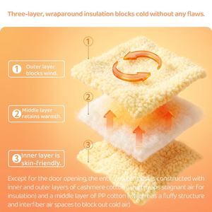 Nido de Algodón para Hámster en Forma de Sushi, Cueva Suave <span class=keywords><strong>y</strong></span> Linda para Ratones Enanos, Gerbillas <span class=keywords><strong>y</strong></span> Mascotas Pequeñas - Product Image 4
