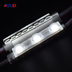 Cold White 3 Pixel <b>Led</b> <b>Strip</b> Module 50pcs/string 10000K 7000K 3000K 1W Flexible Outdoor <b>Led</b> 12V24V Billboard Signage IP68 Module - Product Image 1