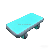 Canapé et table flottants modernes en PVC gonflable, pour le camping familial en plein air sur le lac