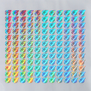 Chất Lượng Cao Tái Chế Pet Dính Sticker Tùy Chỉnh Chết Cắt Mã QR Ba Chiều Eas Rf Nhãn Độc Đáo Thiết Kế Ba Chiều Cho Số Lượng Lớn - Product Image 4