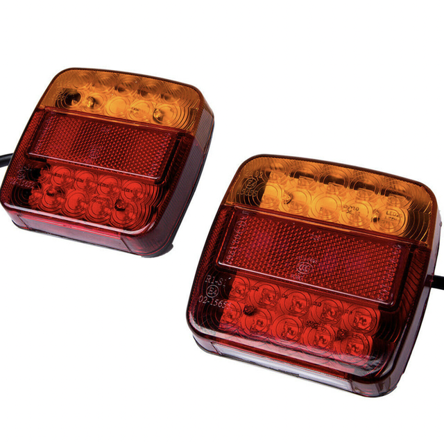 Hot-selling Wireless Magnetic Led Rear Tail Lights Battery Tow Towing Van Lamp Tail Light Stop Indicator Trailer Rear Lights