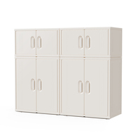 Armoires de rangement modernes pour jouets de bébé Organisateur pour tout-petits Boîte de rangement en plastique Armoire pour enfants Meubles de placard pour salle de bain