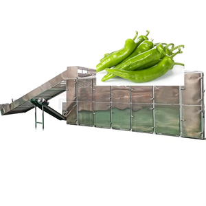Equipo de Secado de <span class=keywords><strong>Pimientos</strong></span> <span class=keywords><strong>Verdes</strong></span> de Flujo Continuo Industrial con Control PLC, Alta Eficiencia y Baja Tasa de Rotura - Product Image 1