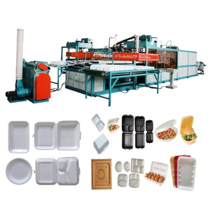 Bọt món ăn Máy làm Polystyrene nhựa nhỏ thực phẩm Tấm hộp Khay chân không tự động tạo thành máy - Product Image 2
