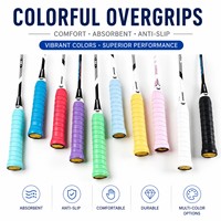 Overgrip de tennis personnalisé OEM 0,7 mm, adhérent, pour raquette de pickleball, Greatspeed Mega Brown, antidérapant, absorbant, bande adhésive pour poignée
