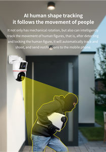 กล้องวงจรปิด 4MP Camhi ซูมออปติคอล แบบโดม ติดตั้งบนเสา รองรับการเชื่อมต่อเสียงสองทาง ระบบ IP Wifi PTZ เลนส์คู่ - Product Image 5