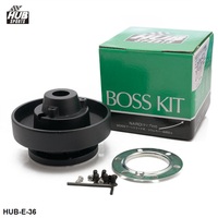 Volant de course Courte Patron Hub Adaptateur Kit Noir En Aluminium Quick Release Hub Adaptateur Kit pour BMW E36 HUB-E-36