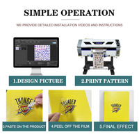 Impresora UV DTF A3 2024, Nueva, Directa a Película AB con Laminación, Impresora UV LED Todo en Uno, en Stock