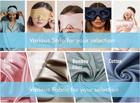 Ensemble de masques de sommeil en satin de luxe avec logo personnalisé professionnel pour cadeau de demoiselle d'honneur et spa