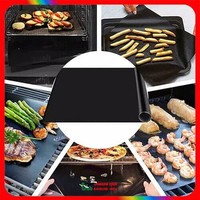 Tapis de cuisson en PTFE de qualité alimentaire pour barbecue, antiadhésif, résistant à la chaleur, réutilisable, pour grillades en extérieur, cuisson au four
