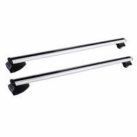 Barres transversales de toit de voiture en aluminium verrouillables, porte-bagages robuste capacité 150 lb, installation rapide sans perçage pour SUV et camion