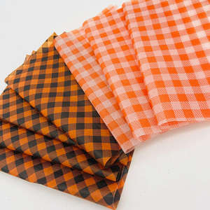 Papier d'emballage en tissu à treillis rouge noir personnalisé revêtement simple face pour chaussures d'emballage cadeau vêtements - Product Image 3