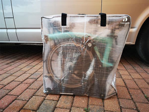 Sac de transport transparent de grande capacité <span class=keywords><strong>pour</strong></span> vélo électrique, <span class=keywords><strong>housse</strong></span> de transport <span class=keywords><strong>pour</strong></span> <span class=keywords><strong>avion</strong></span> de voyage - Product Image 4